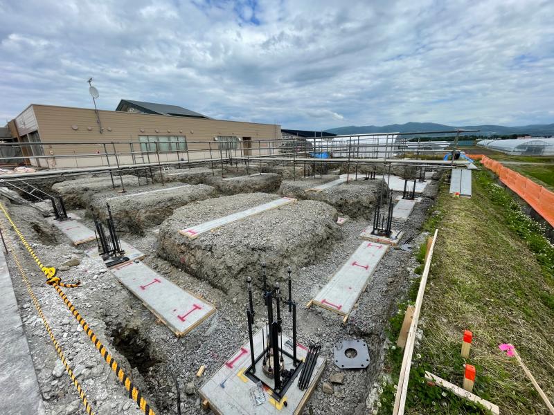 【深川市】基礎工事進んでいます